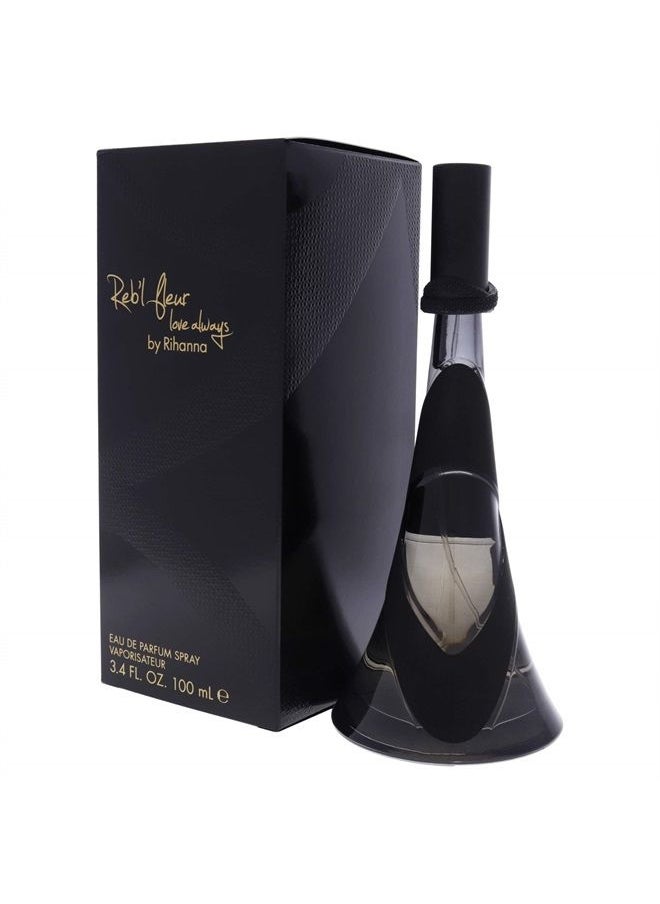 Rihanna Reb'l Fleur Love Always for Women Eau De Parfum Spray, 3.4 Ounce  - Image 4