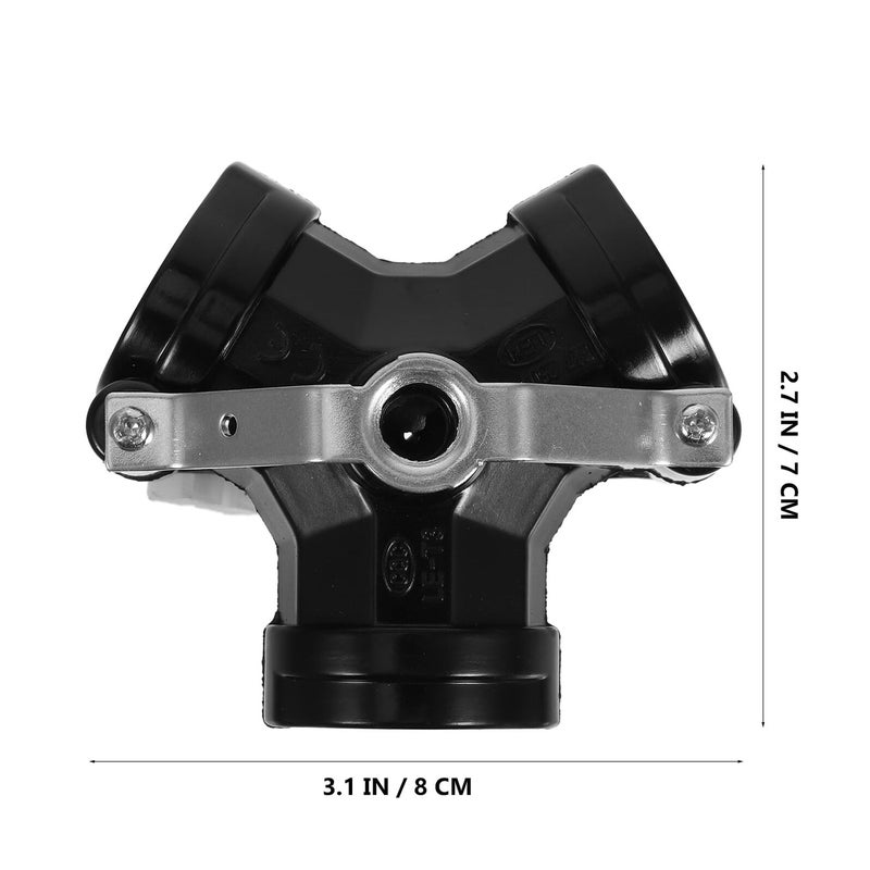 Three Way Lamp Socket With Bracket And Cable For Table Floor Lamps Black - Image 3