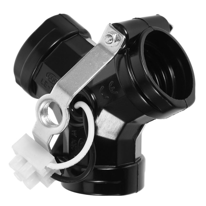 Three Way Lamp Socket With Bracket And Cable For Table Floor Lamps Black - Image 2