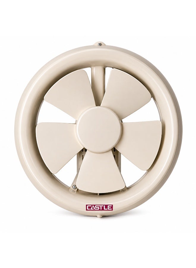 Castle Glass Exhaust Fan – 20 cm, High Suction, Beige – VF3020R