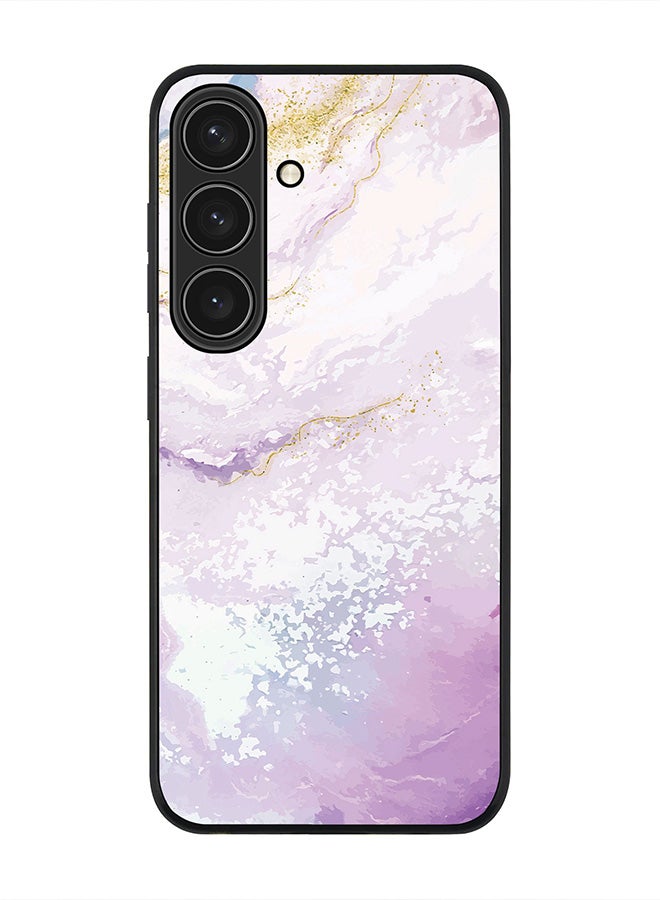 Stylizedd For Samsung Galaxy S25 5G Case,Slim fit Camera Protection, Shockproof Thin Phone cover  - Marble Print Marine - Image 1