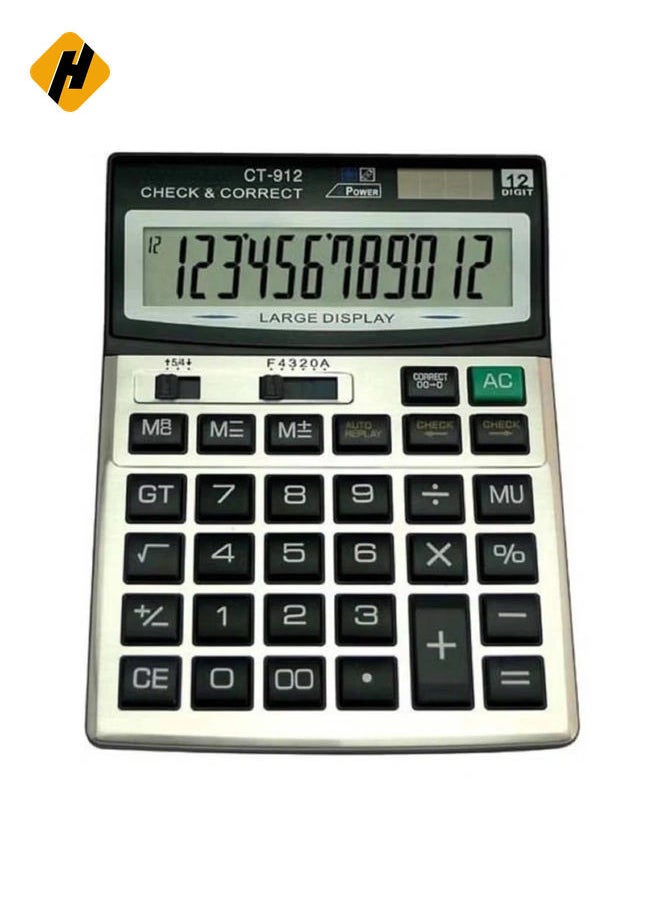 HuHa "Efficient and Accurate: The CT-912 Basic Calculator with 12-Digit Display"  - Image 3
