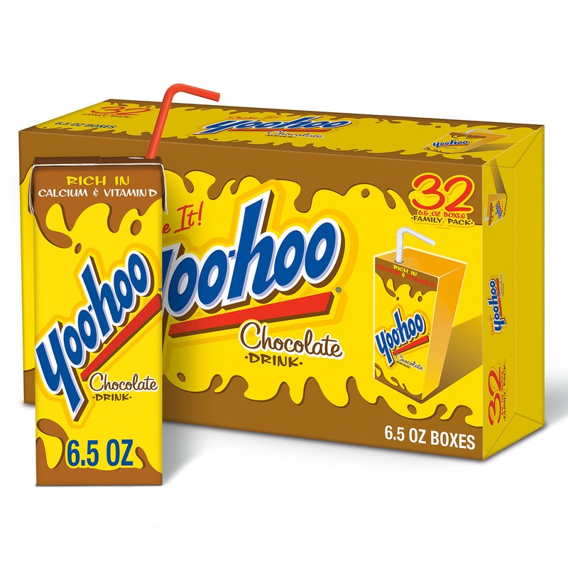 Yoo-hoo Chocolate Drink, 6.5 fl oz boxes, 32 pack - Image 1