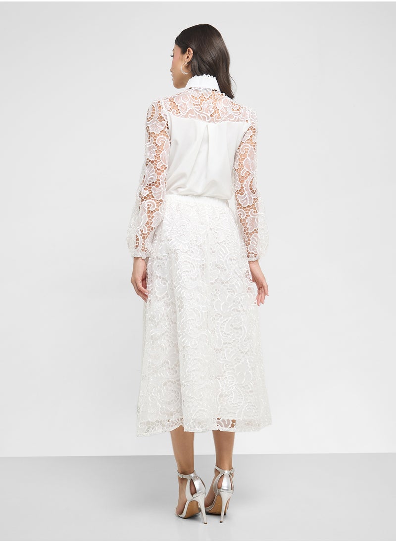 ELLA Lace Top & Skirt Set  - Image 2