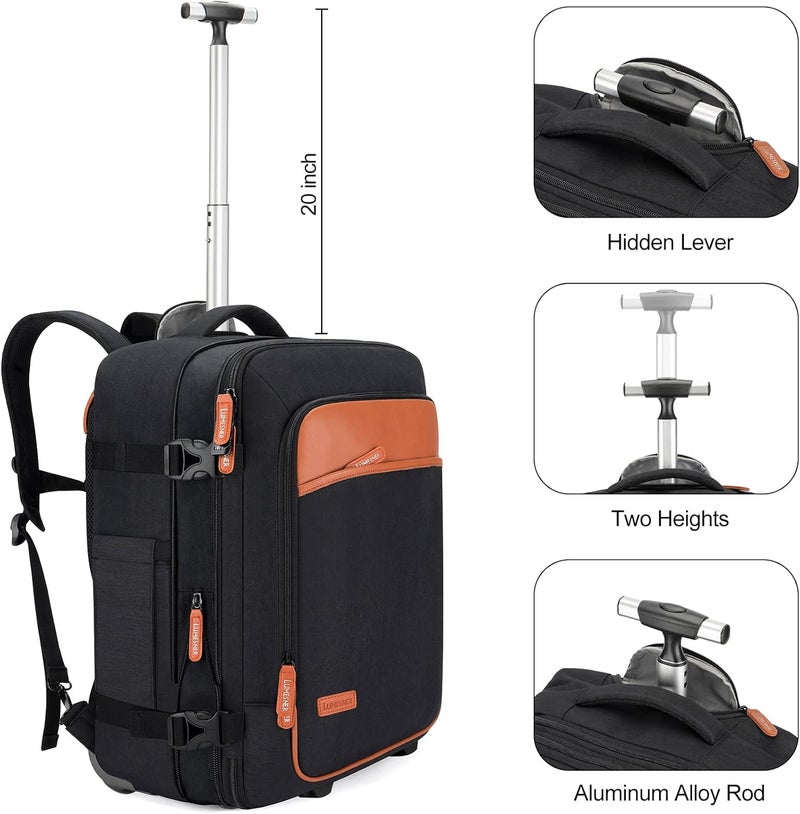 Lumesner Unisex Lumesner Travel Bussiness Laptop Backpack Carry on backpack,Travel backpack - Image 4