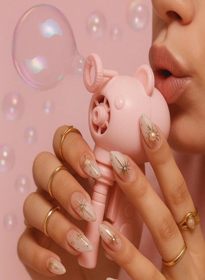 squishy 24pcs Press On Nails Almond Shape Stickers, Nail Extensions For Women, Quick Manicure Solution For Daily And Special Occasions, Fashionable Almond Shaped Artificial Nails，Sticker without Nail Plate - Image 3