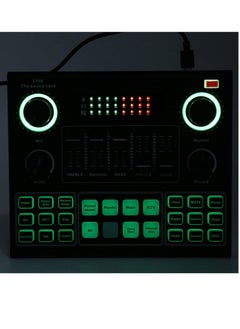 BORTONY Sound Card V9 Live Broadcast Sound Card External Stereo Audio Mixer Broadcast Metal Frosted Body Easy Operation Live Sound Card For Live Streaming and Games  - Image 5