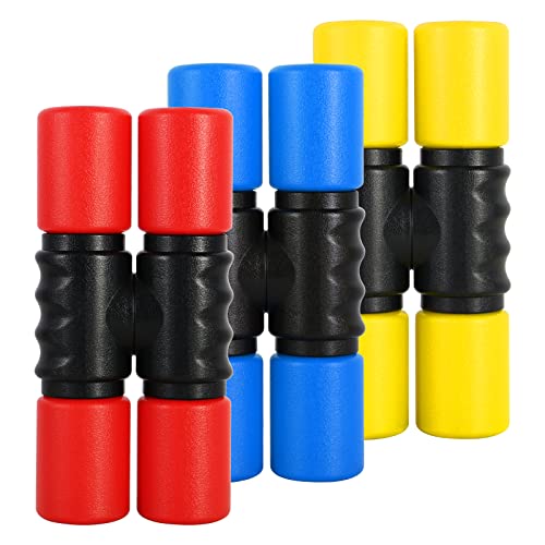 RANMING Twist Shaker 3PCS Double Row Shakers Percussion Instruments Set Medium Volumelatin Latin Percussion Instruments for Studio,Band,Drummers(Yellow-Blue-Red) - Image 1