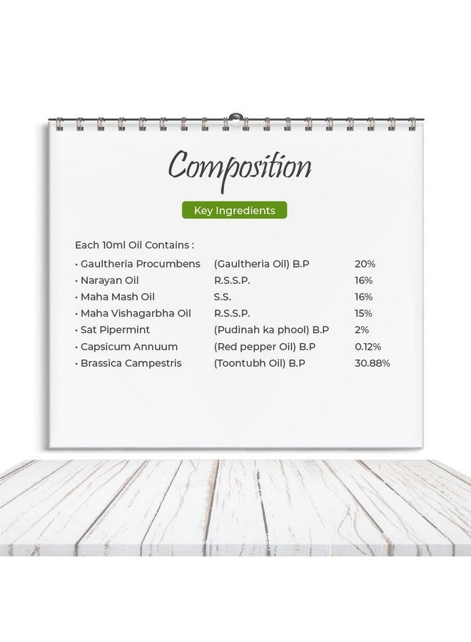 Vital Care Arthrum Pain Relief Oil for Mascular Pain, Low Back Pain, Joints Pain, Sports Injury, Sprain and Strain, Leg Cramps (100 ml, Pack of 3) - Image 4