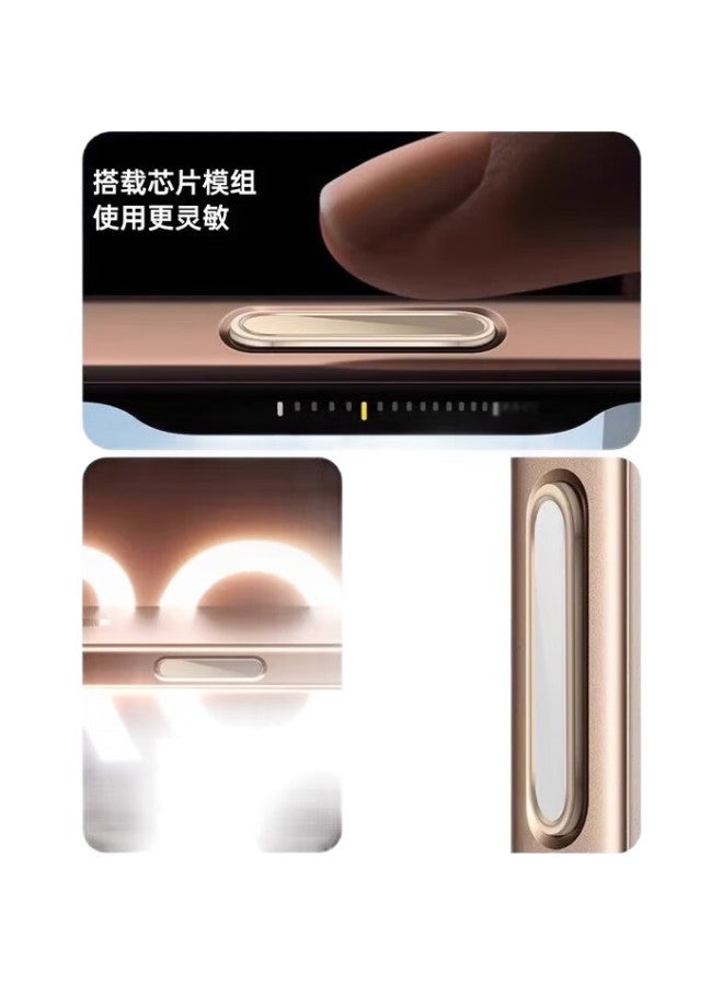 ISKA Yisika Compatible With Apple 16 Series Dynamic Camera Shooting Button Sticker, Iphone 16 Pro Max Multifunctional Control 3d Button Capacitive Touch Phone Protection Jm553 Gold - Image 2