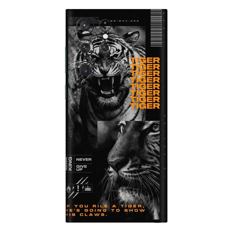 WRAP CRAFT Mobile Skin Sticker Compatible with Samsung Galaxy S22 Ultra Skin Not Back Cover, Camera & Back Protector Mobile Skin Wrap; Samsung Galaxy S22 ULTRA-KE-47 - Image 1