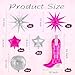 YOTHORN 10 Pcs Pink Cowgirl Boot Balloons Foil Disco Cowgirl Balloons Western Cow Decorations Cowgirl Party Decorations for Birthday Party Last Rodeo Bachelorette Disco Western Cowgirl Theme Party Supplies - Image 4