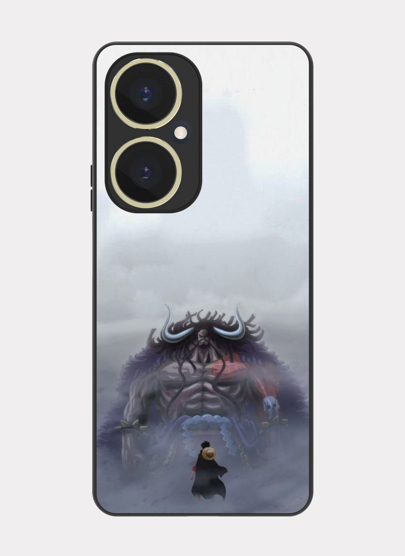 بكسلات كفر هواوي نوفا 11 أي ون بيس لوفي و كايدو رمادي - Image 1