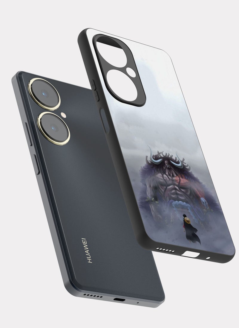 بكسلات كفر هواوي نوفا 11 أي ون بيس لوفي و كايدو رمادي - Image 2