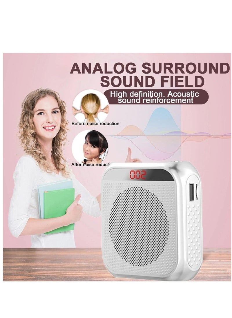 Generic Voice Amplifier, Portable Speech Amplifier with Wired Microphone Headset, Rechargable Loudspeaker for Teachers, Tour Guides, Coaches and Meeting  - Image 5