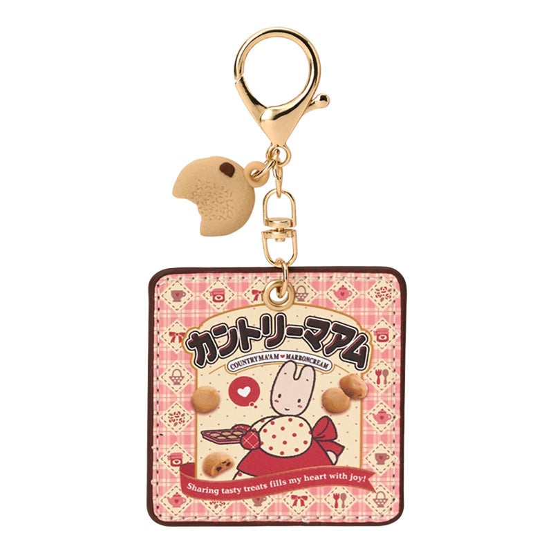 Country Maum Keychain Key Holder In Maroon Cream Color - Image 3