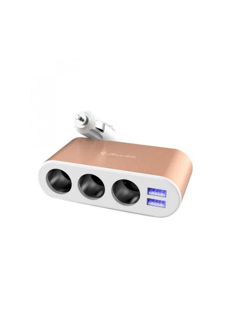 Jellico - 2 USB Ports Fast Car Charger  Multicolor  SC70 Jellico - Image 1