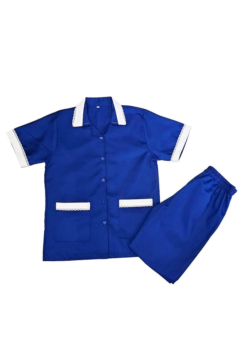 رناز يونيفورم طقم خادمة منزل مع أزرار - Image 2