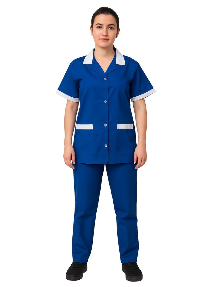 رناز يونيفورم طقم خادمة منزل مع أزرار - Image 1