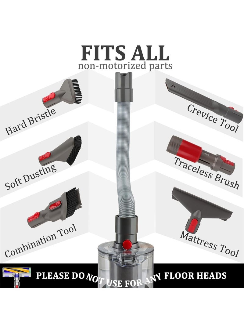مرنة ملحق خرطوم التمديد لـ Dyson V8 V7 V10 V11 مطلق الحيوانات الزناد Motorhead اكسسوارات المكنسة الكهربائية اللاسلكية - Image 4