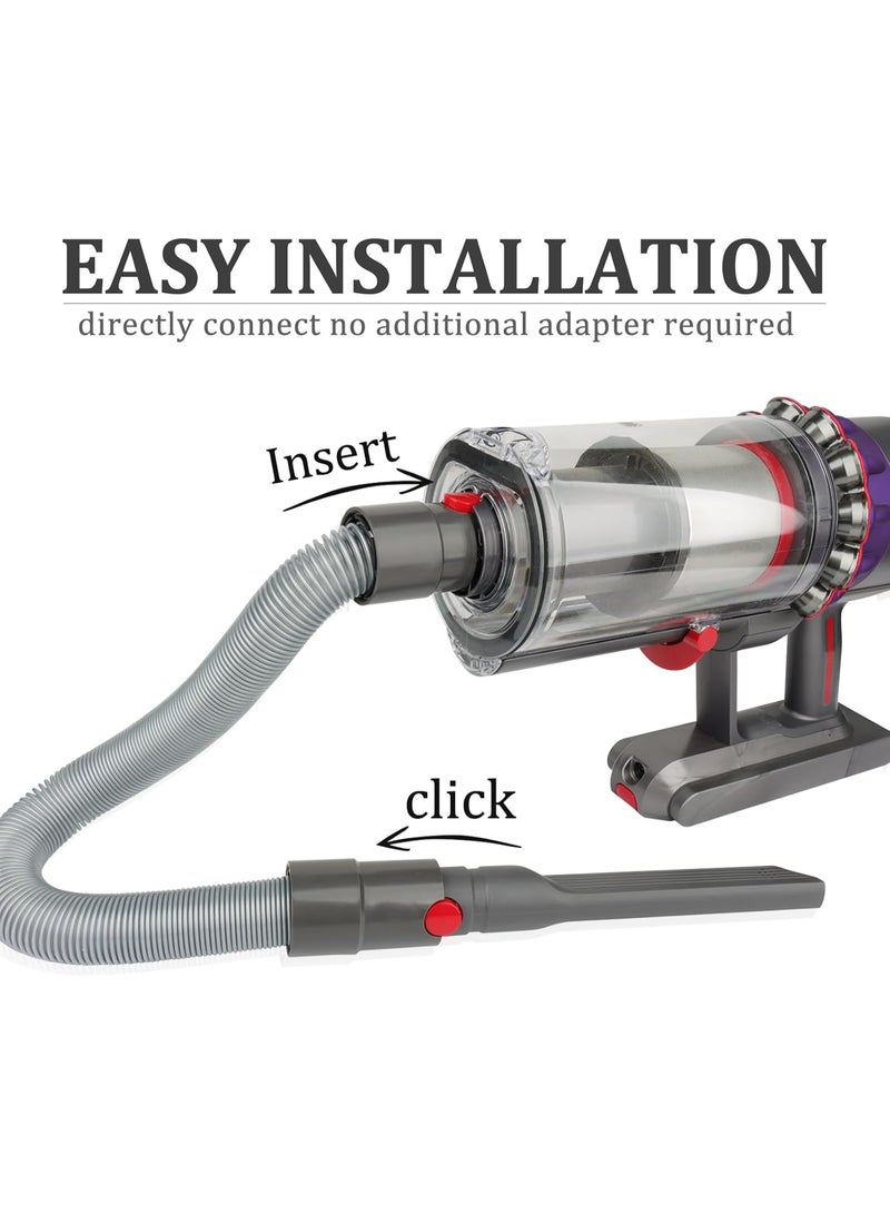 مرنة ملحق خرطوم التمديد لـ Dyson V8 V7 V10 V11 مطلق الحيوانات الزناد Motorhead اكسسوارات المكنسة الكهربائية اللاسلكية - Image 3