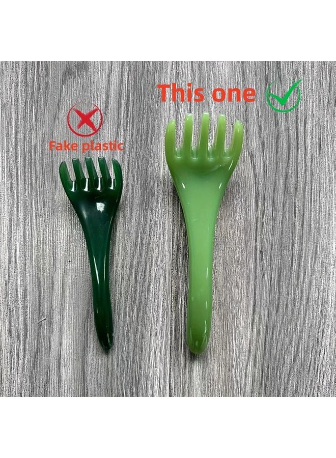 2pcs Assorted Color Five Prong Head Massager Gua Sha Board For Feet Legs Arms Back Body Muscle - Image 3