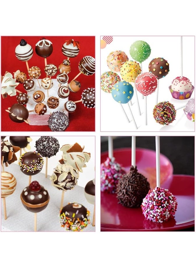 قالب كيك بوب من السيليكون، 20 قالب مصاصة تجويف، صانع كيك بوب خالٍ من مادة BPA، أدوات صنع كيك بوب 22.5 × 18.5 × 4 سم، قوالب كيك بوب مع 20 عصا مصاصة، للحلوى الصلبة والشوكولاتة والجيلي - Image 5