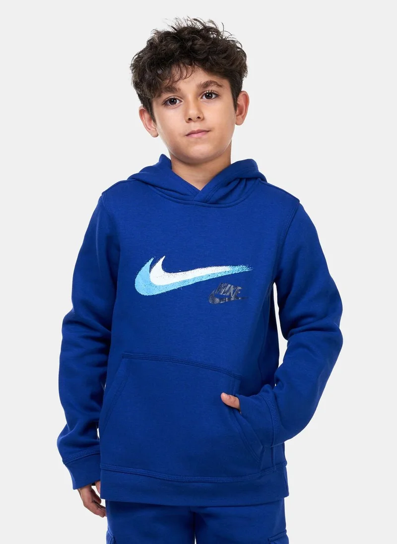 Nike Kids' Sportswear Fleece Graphic Hoodie