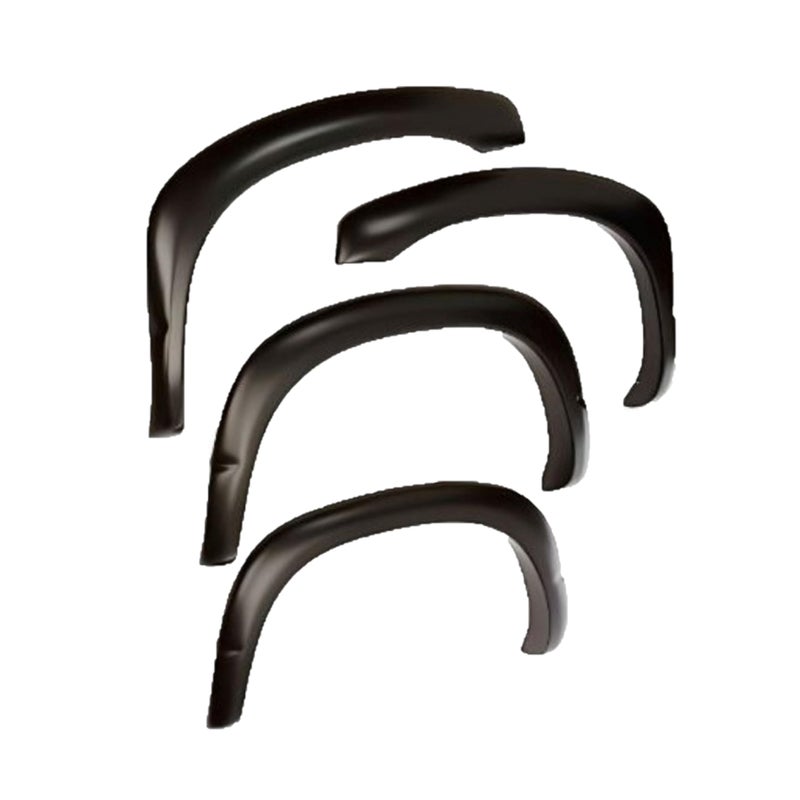 بوشواكر OE ستايل فابريكا أمامي وخلفي فندر فلييرز مجموعة 4 قطع تشطيب أسود ناعم 3091702 يناسب 2014-2021 تويوتا توندر فليتسايد