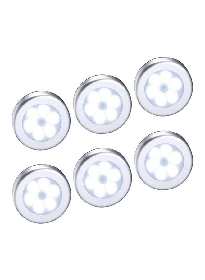 6 Pieces Motion Sensor Light White 8x37cm - Image 1