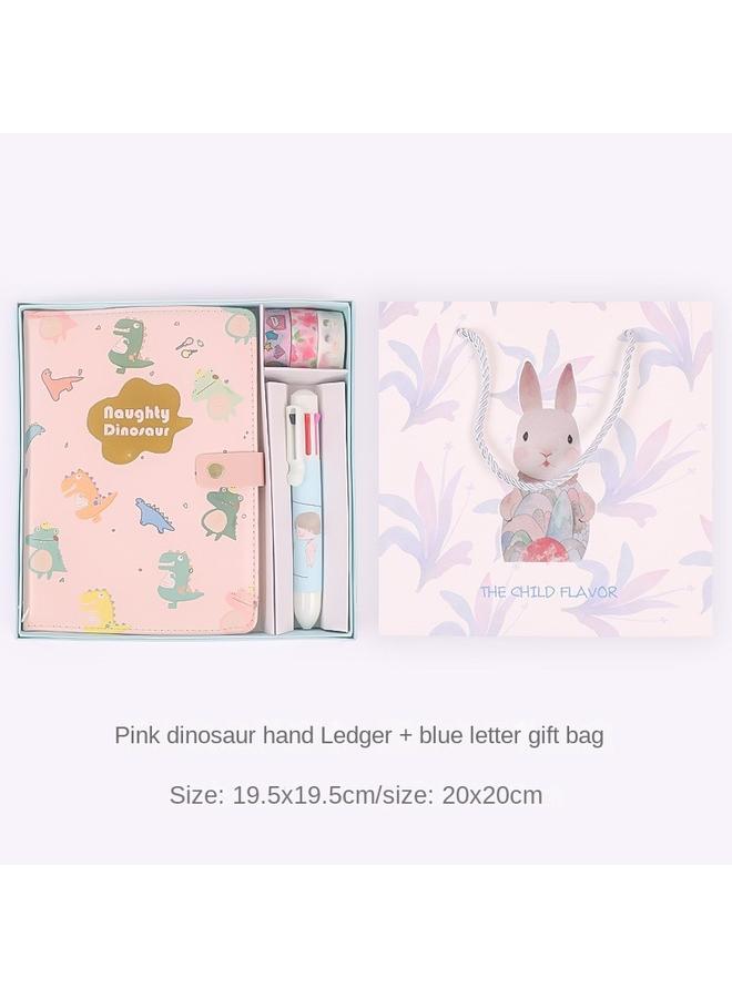 Bluejw Hand Account Book Simple Ins Style Suit Gift Box Journal Notebook Internet Popular Girl Heart Primary School Student Hand Account Book - Image 1