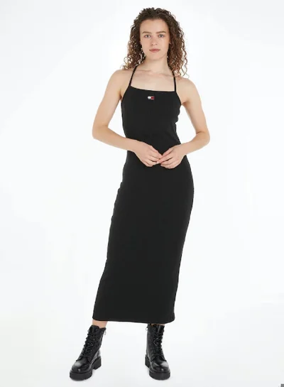 TOMMY JEANS Ribbed Knit Dress