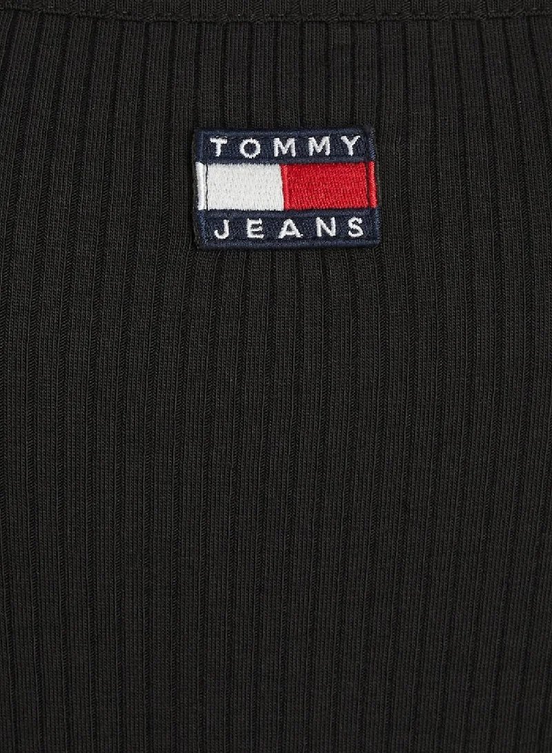 TOMMY JEANS Ribbed Knit Dress