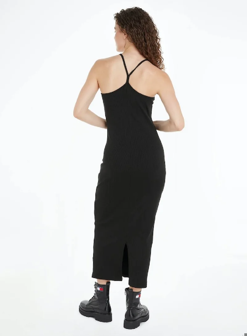 TOMMY JEANS Ribbed Knit Dress