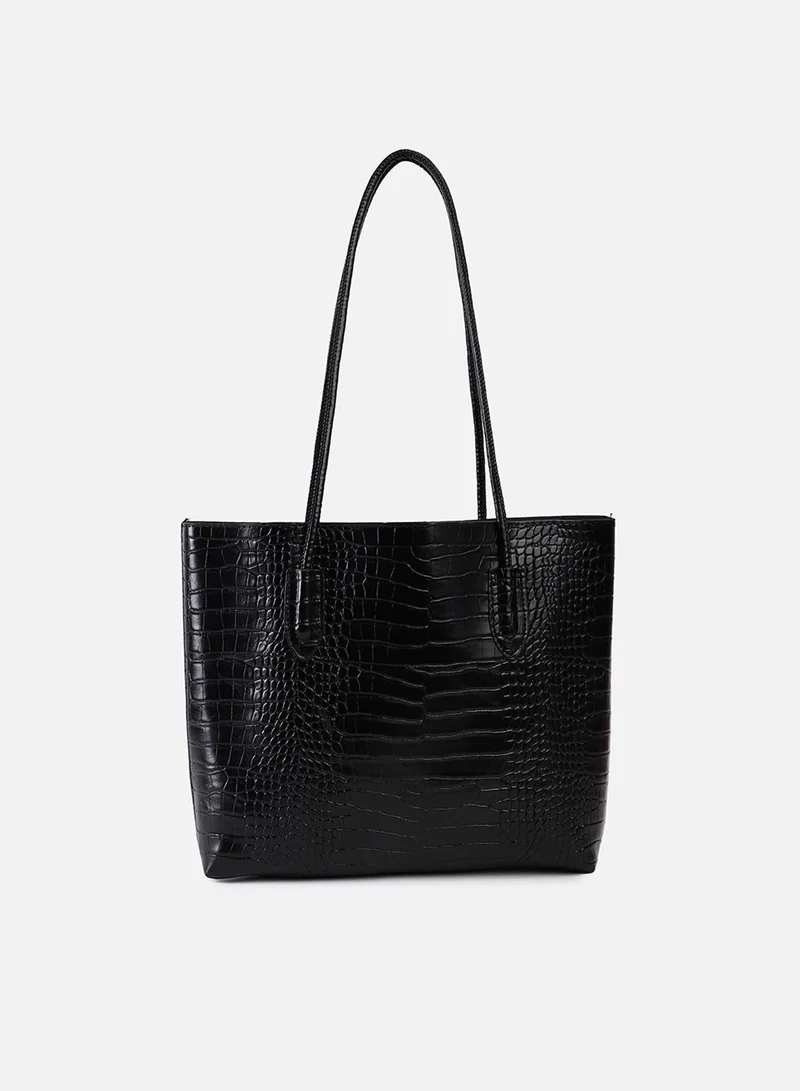 Haute Sauce  Raven Black Tote Bag Set for Women | Best Price UAE