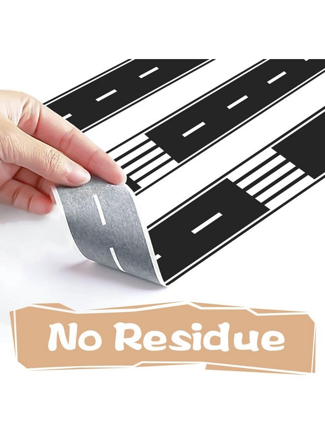 Piokio 33' X 2.4" Black Road Track Tape, Car Tracks Are Great For Kids Birthday Party, Racing Party Decoration (1 Rolls) - Image 4