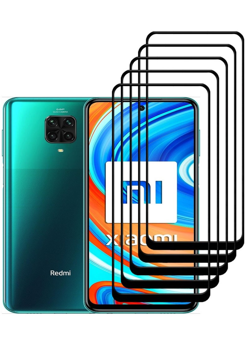 ACLIX 5 Pieces Antistatic ESD Dustproof Premium Quality High Definition Tempered Glass Screen Protector Designed For Xiaomi Redmi Note 9 Pro - Image 1