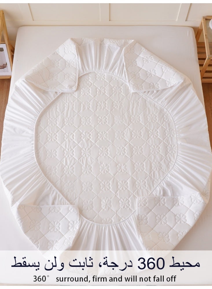 Namalu Quilted Waterproof mattress protector King Bed - Super Absorbent Mattress Protector, Anti Allergy Breathable King Size mattress protector,Waterproof Mattress Protector King Size fitted style 180X200CM - Image 4