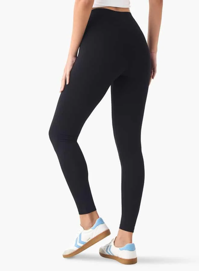 Splash FAV Set of 2 - Regular Fit Leggings with Elasticated Waistband