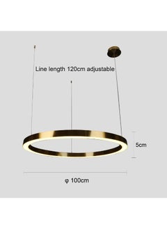 Hummer Modern oil chandelier, yellow lighting color, 75 watts, size 1000 mm  - Image 1