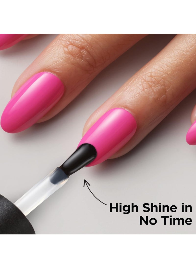Remy Belle 15ml High Gloss Top Coat for Gel Polish & Poly Gel Super Shine Finish and Long Lasting, Soak Off  - Image 4