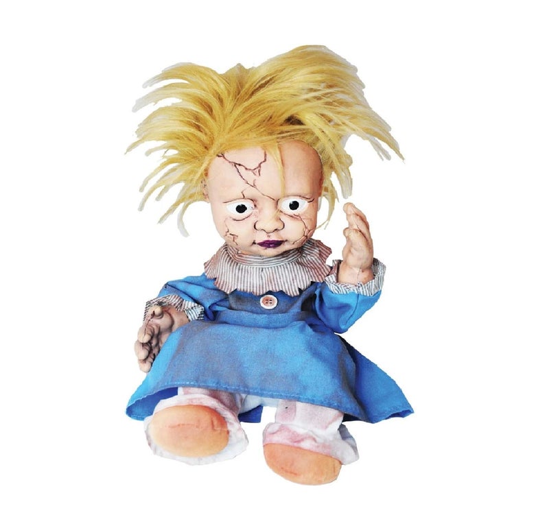 Morris Costumes Creepy Crying Doll Baby Ugly Haunted Doll Animatronics Spooky Decor Scary Halloween Decorations Indoor Scary Haunted House Dolls Props - Image 3
