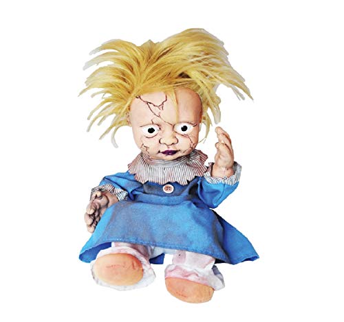 Morris Costumes Creepy Crying Doll Baby Ugly Haunted Doll Animatronics Spooky Decor Scary Halloween Decorations Indoor Scary Haunted House Dolls Props - Image 1
