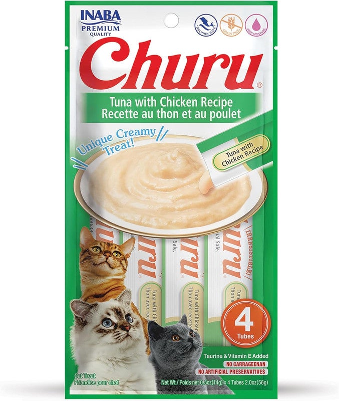 INABA Churu Tuna With Chicken Recipe, 56G