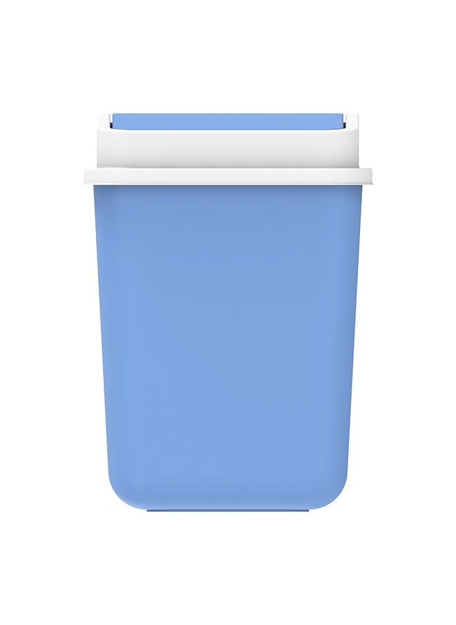 Cosmoplast - 15L Swivel Waste Bin With Out Swing Lid, Pearl Grey - Image 1