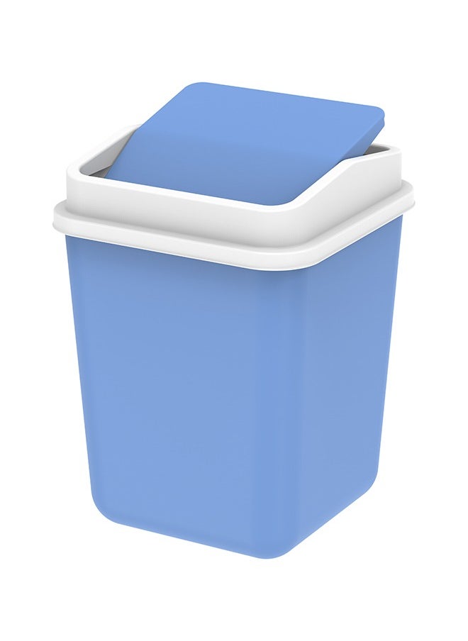 Cosmoplast - 15L Swivel Waste Bin With Out Swing Lid, Pearl Grey - Image 1