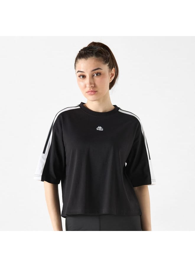 Kappa - Kappa Logo Embroidered T-shirt with Crew Neck and Short Sleeves - Image 1