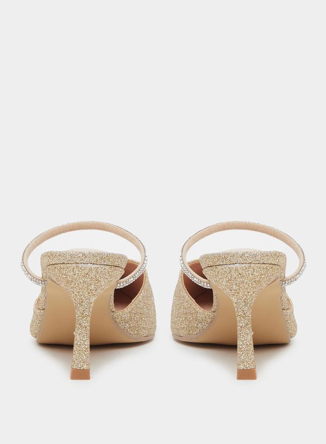 ستايلي حذاء كعب ستيليتو مدبب بنقوش - Image 4