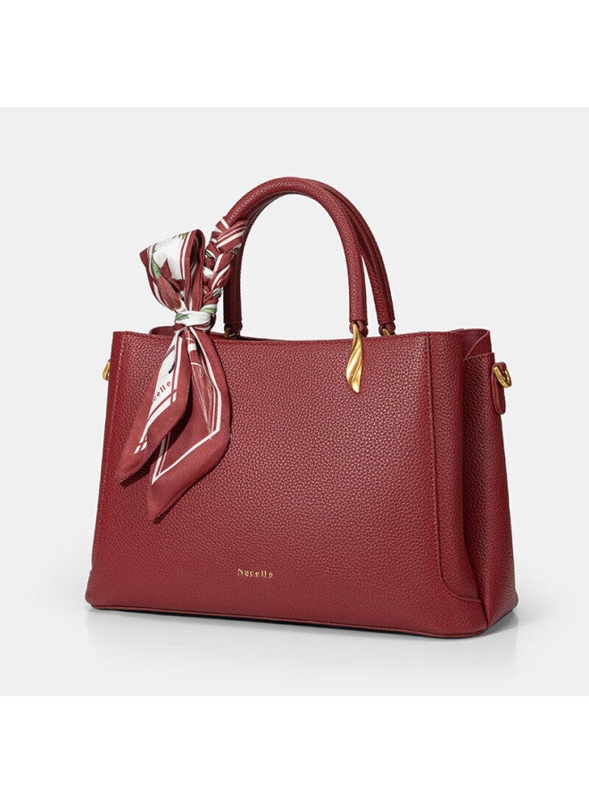 Nucelle New Year Gift, Red Handbag For Women Wedding Bag, Shoulder Crossbody Bag, Mom's Tote Bag, Birthday Gift - Image 2