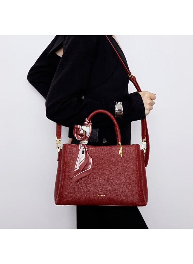 Nucelle New Year Gift, Red Handbag For Women Wedding Bag, Shoulder Crossbody Bag, Mom's Tote Bag, Birthday Gift - Image 1